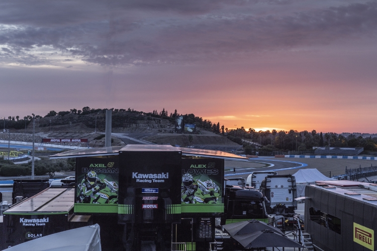 Provec hatte in Jerez seinen letzten Auftritt als Kawasaki-Werksteam