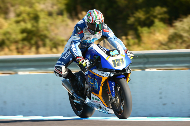 Alessandro Andreozzi zeigte auf der Guandalini-Yamaha gute Leistungen