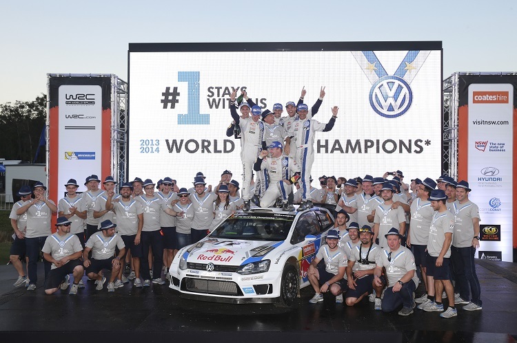 Der alte und neue Weltmeister Volkswagen und Team