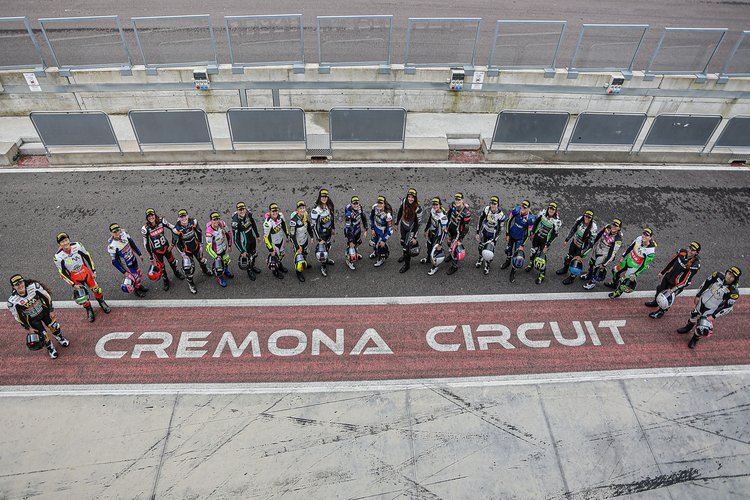 Die Teilnehmerinnen des Tests in Cremona
