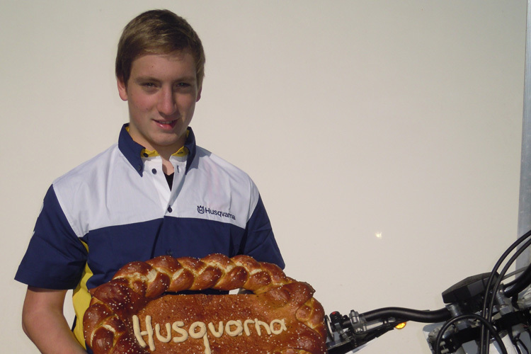 Lukas Höllbacher startet 2014 auf Husqvarna
