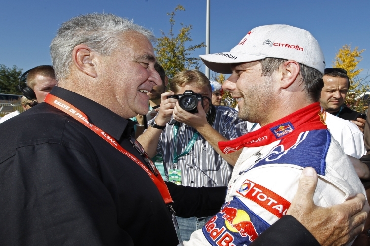 Guy Fréquelin (li.) und Sébastien Loeb (re.)