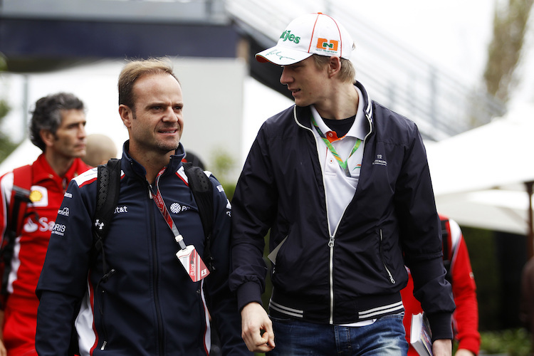 Rubens Barrichello und Nico Hülkenberg