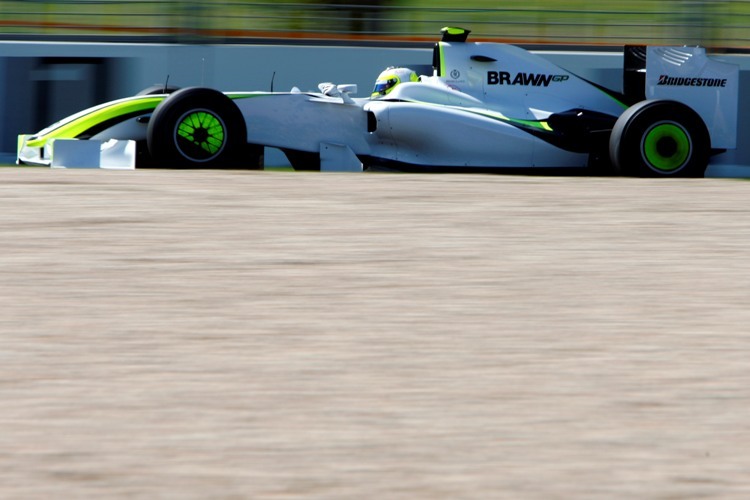 Zweiter am Nachmittag: Rubens Barrichello im Brawn