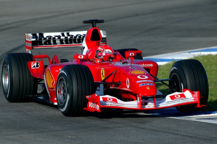 Michael Schumacher 2003 im Ferrari