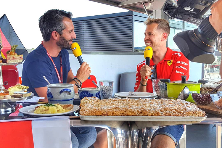 Timo Glock und Sebastian Vettel