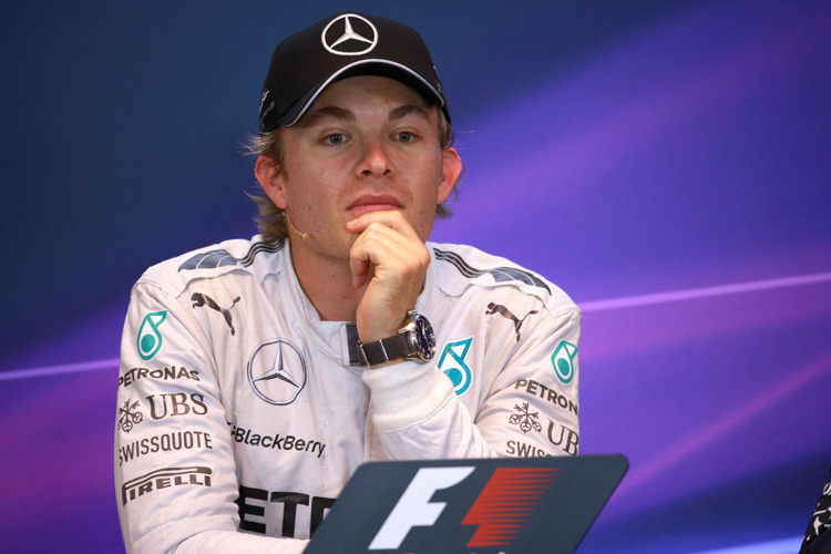 Nico Rosberg nach dem Belgien-GP