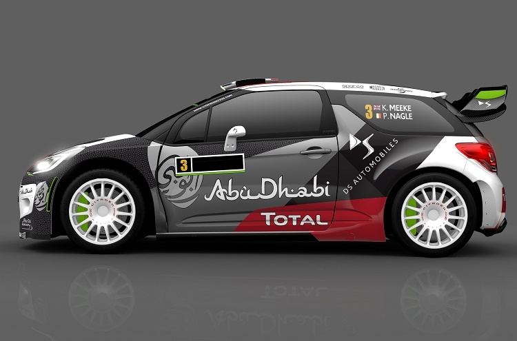 Der neu gestylte Citroën DS3 WRC von Kris Meeke