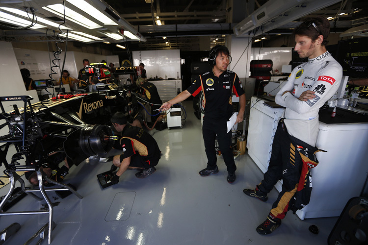 Wie lange wird Romain Grosjean auf seinen Lotus warten müssen?