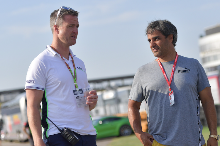 Ralf Schumacher und Juan Pablo Montoya 2019 in Hockenheim