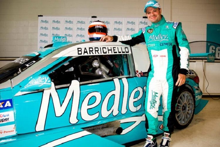 Rubens Barrichello mit seinem Peugeot