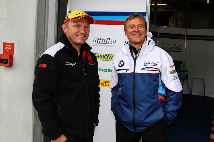 Carsten Freudenberg (l.i.) und Ralf Waldmann 