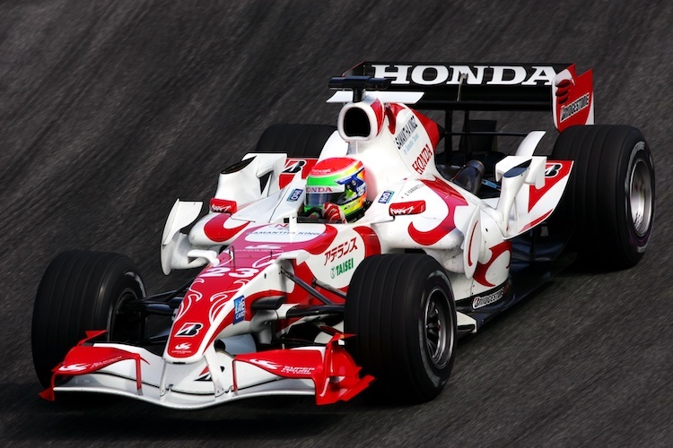 Yamamoto 2006 in Brasilien als Formel-1-Fahrer von Super Aguri