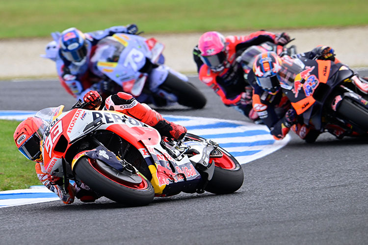 Marc Márquez im Rennen auf Phillip Island