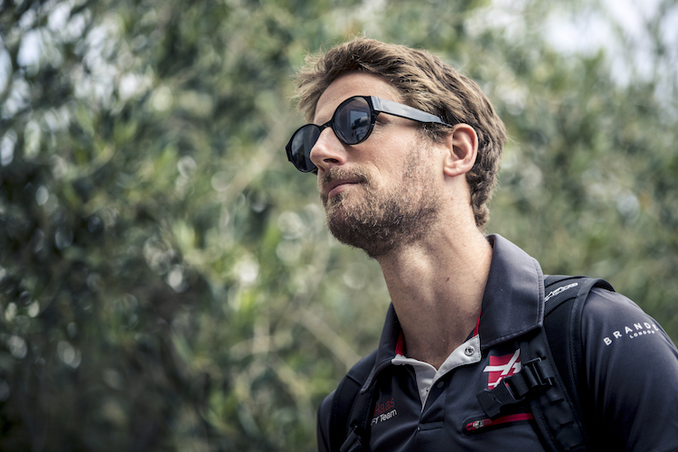  Romain Grosjean schaffte es ins Q3 – und krachte in die Reifenstapel