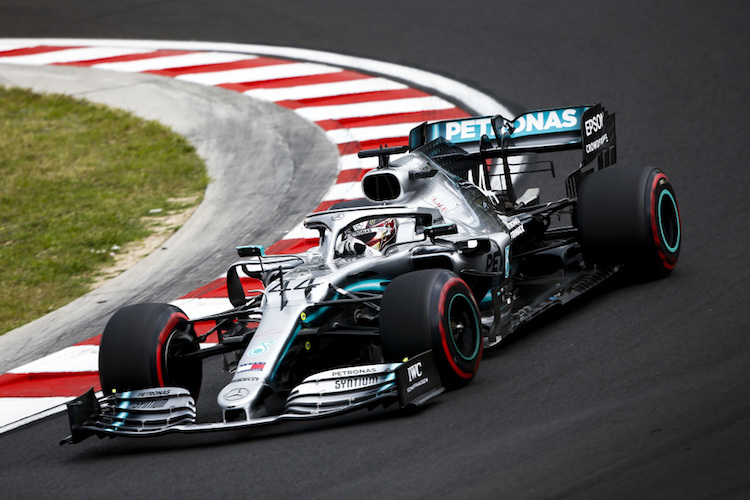 Lewis Hamilton gab im ersten Training von Ungarn das Tempo vor