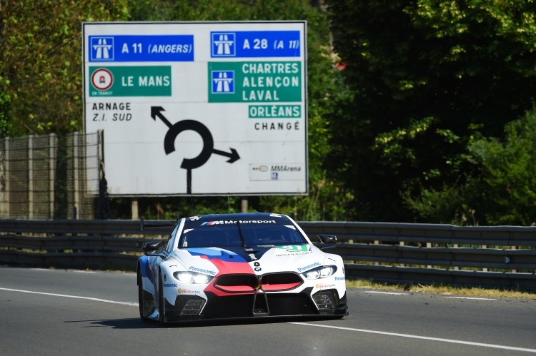 Beim Vortest in Le Mans langsamster GTE: Der BMW M8 GTE
