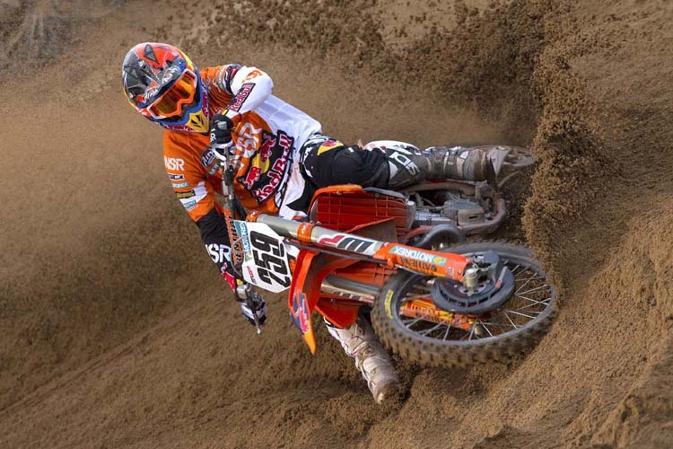 Glenn Coldenhoff auf seiner KTM 