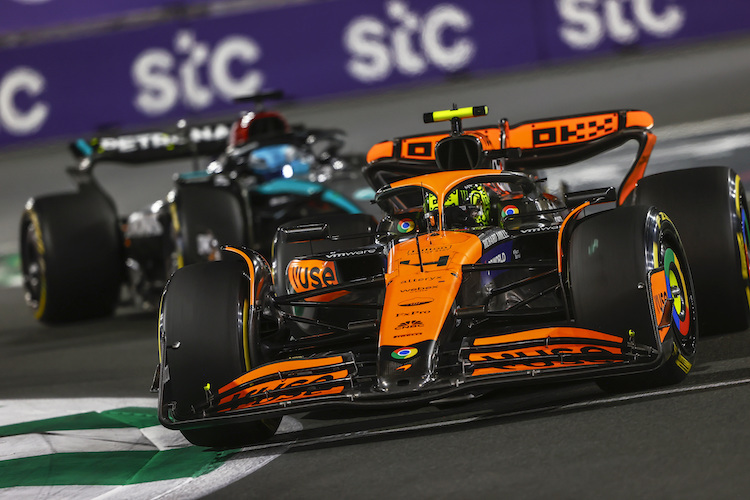 McLaren-Fahrer Lando Norris in Jeddah