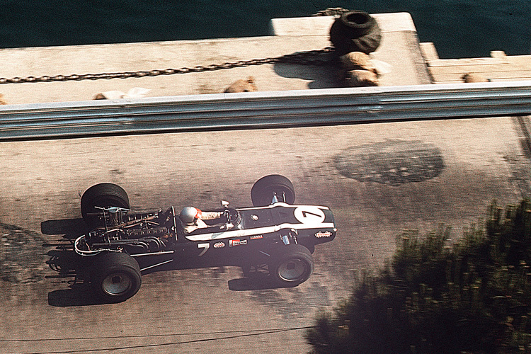 Lucien Bianchi 1968 auf dem Weg zu Rang 3 in Monaco