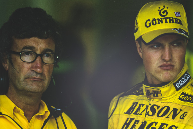 Eddie Jordan und Ralf Schumacher