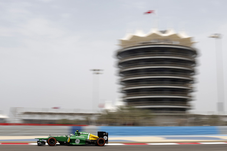 Heikki Kovalainen bei seinem Freitag-Einsatz in Bahrain