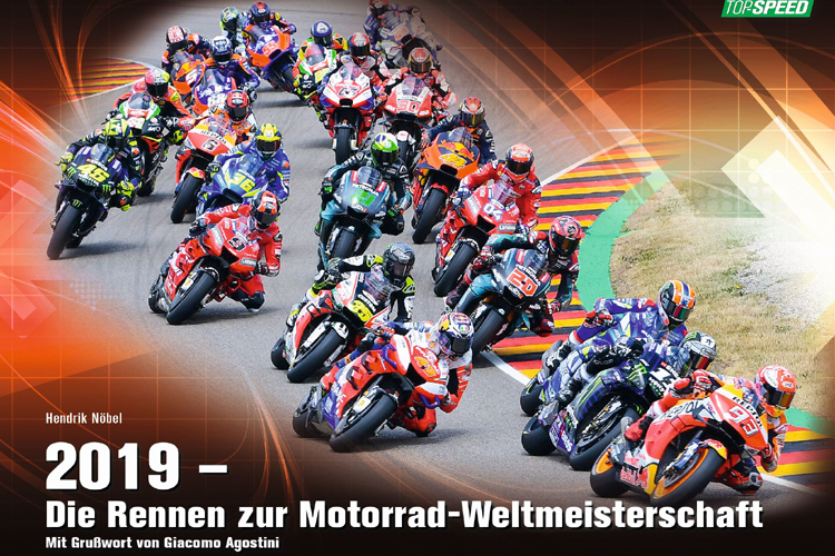 Cover des Buches «Das Jahr 2019 – Die Rennen zur Motorrad-WM»