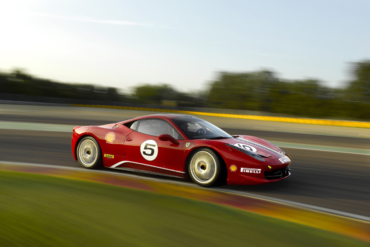 An den Ferrari Racing Days auch zu sehen: Ferrari 458 Challenge 