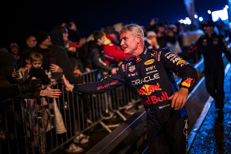 David Coulthard beim Red Bull Showrun in Galway