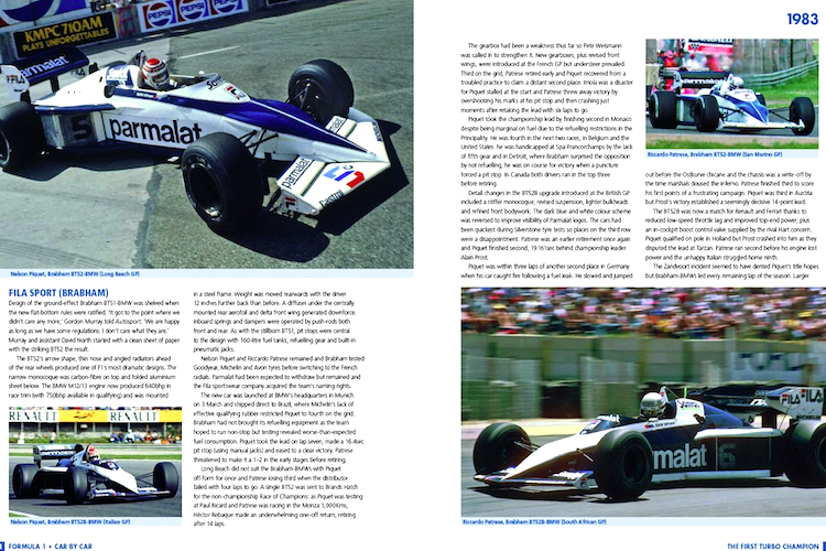 Brabham-Star Nelson Piquet holte in den 80ern zwei Titel