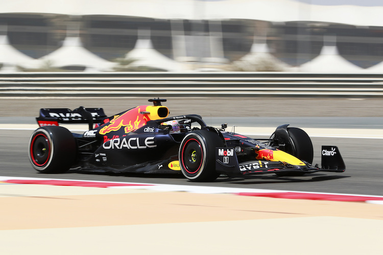 Max Verstappen in Bahrain