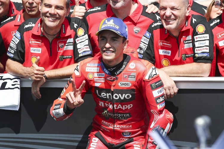 Pole-Position für Ducati und Marc Marquez