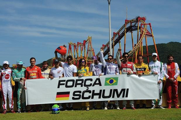 Etwas Aufmunterung aus Brasilien für Michael Schumacher