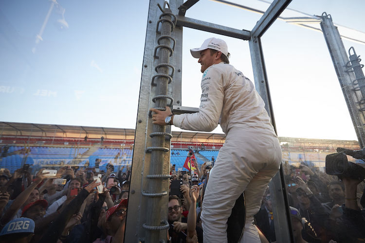 Nico Rosberg gewann das erste Rennen der Saison