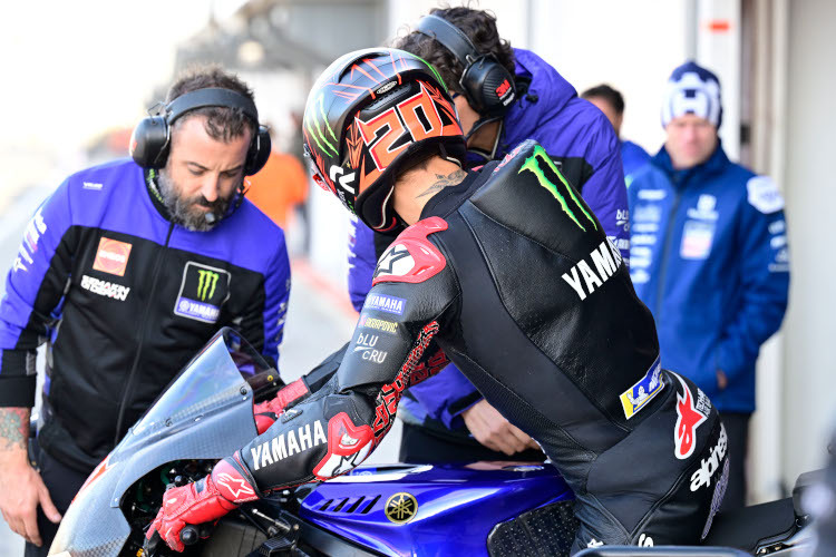 Fabio Quartararo darf für Yamaha 2024 auch privat testen