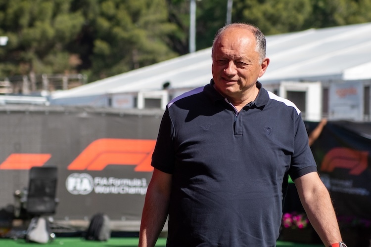 Ferrari-Teamchef Fred Vasseur betont: «Wir dürfen nicht vergessen, dass wir zum Siegen hier sind, nicht um Zweiter zu werden»