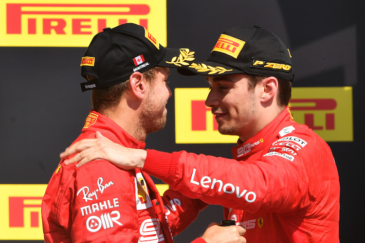 Bei Ferrari führt Routinier Sebastian Vettel das Qualifying-Duell gegen Charles Leclerc an