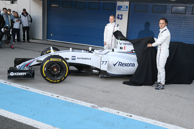 Williams präsentierte schon den FW37 erst zum Testauftakt 2015