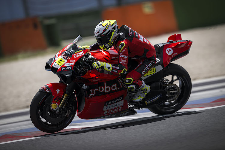 Alvaro Bautistas MotoGP-Test in Misano