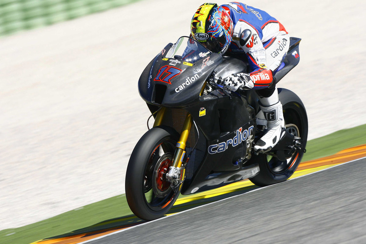 Karel Abraham in Valencia auf der RSV