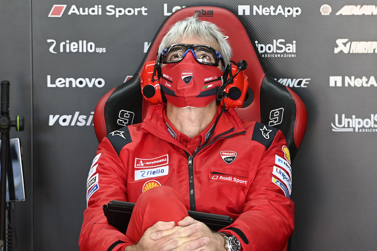Gigi Dall'Igna schaut genau hin, wenn es um die Leistungen seiner Ducati-Piloten geht