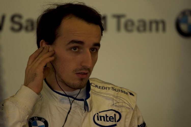 Robert Kubica fährt als erstes den neuen BMW Sauber!