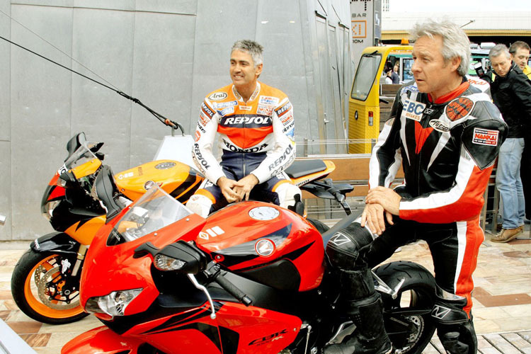 Zwei australische Honda-Legenden: Wayne Gardner (re.) und Mick Doohan