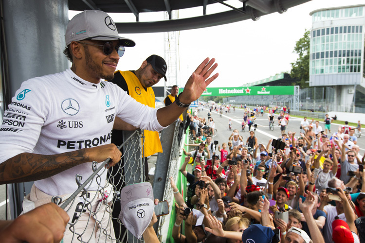 Lewis Hamilton in Monza