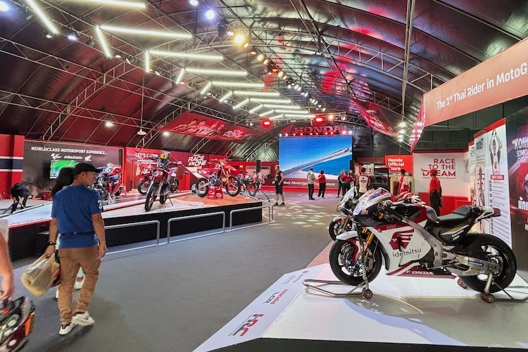 Honda-Ausstellung im Rahmen des Thailand-GP in Buriram