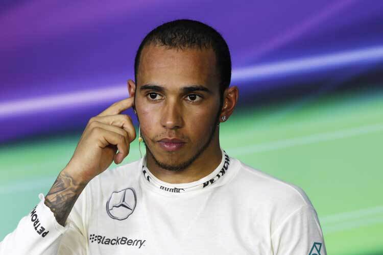 Lewis Hamilton konnte sich über den dritten Platz nicht freuen