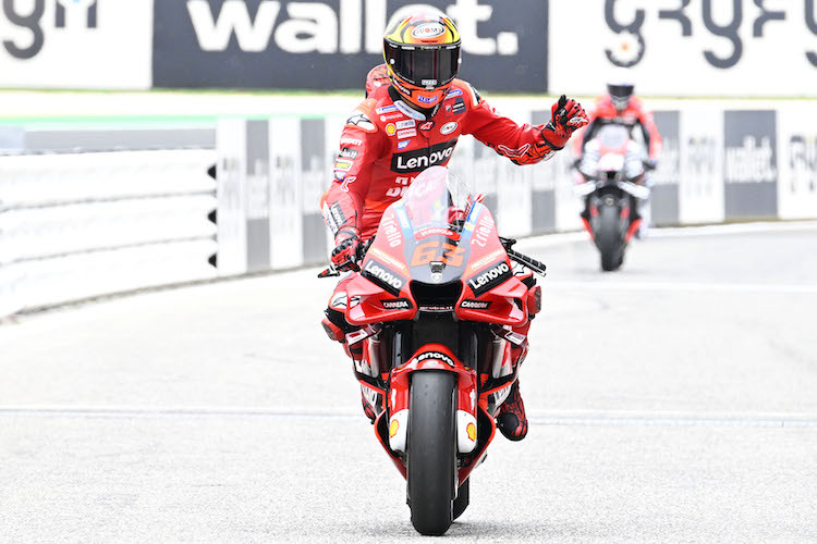 Pecco Bagnaia auf dem Weg zum WM-Titel 2022