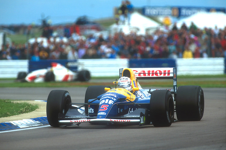 Nigel Mansell fuhr 1992 zum WM-Titel