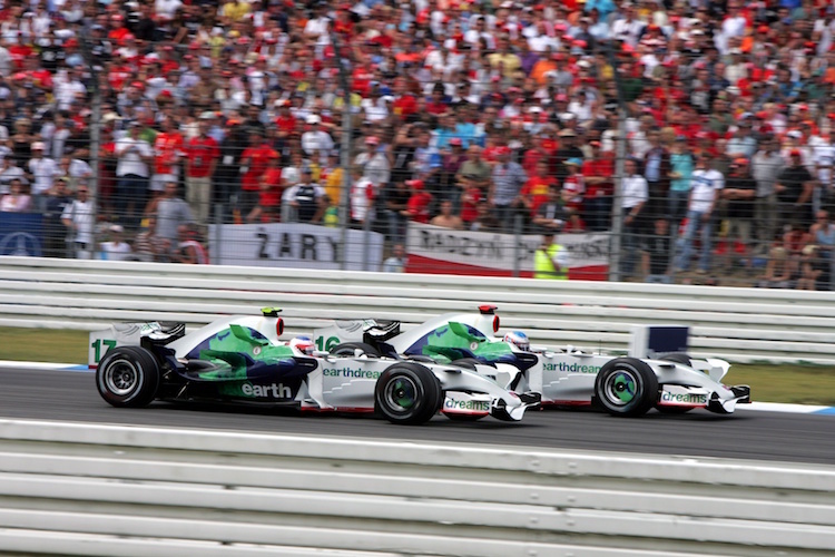 Honda 2008: Rubens Barrichello und Jenson Button