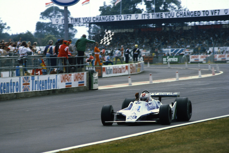 Regazzoni gewinnt den ersten Grand Prix von Williams, 1979 in Silverstone